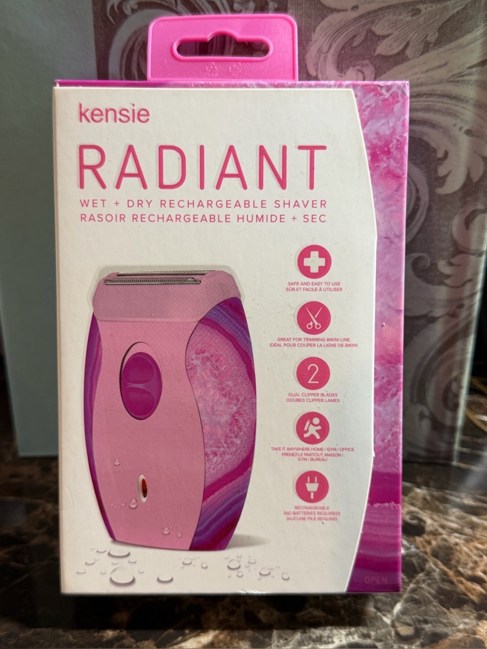 New Kensie RADIANT Wet + Dry Shaver